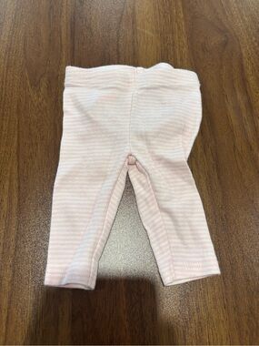 Carter's Light Pink Striped Baby Leggings